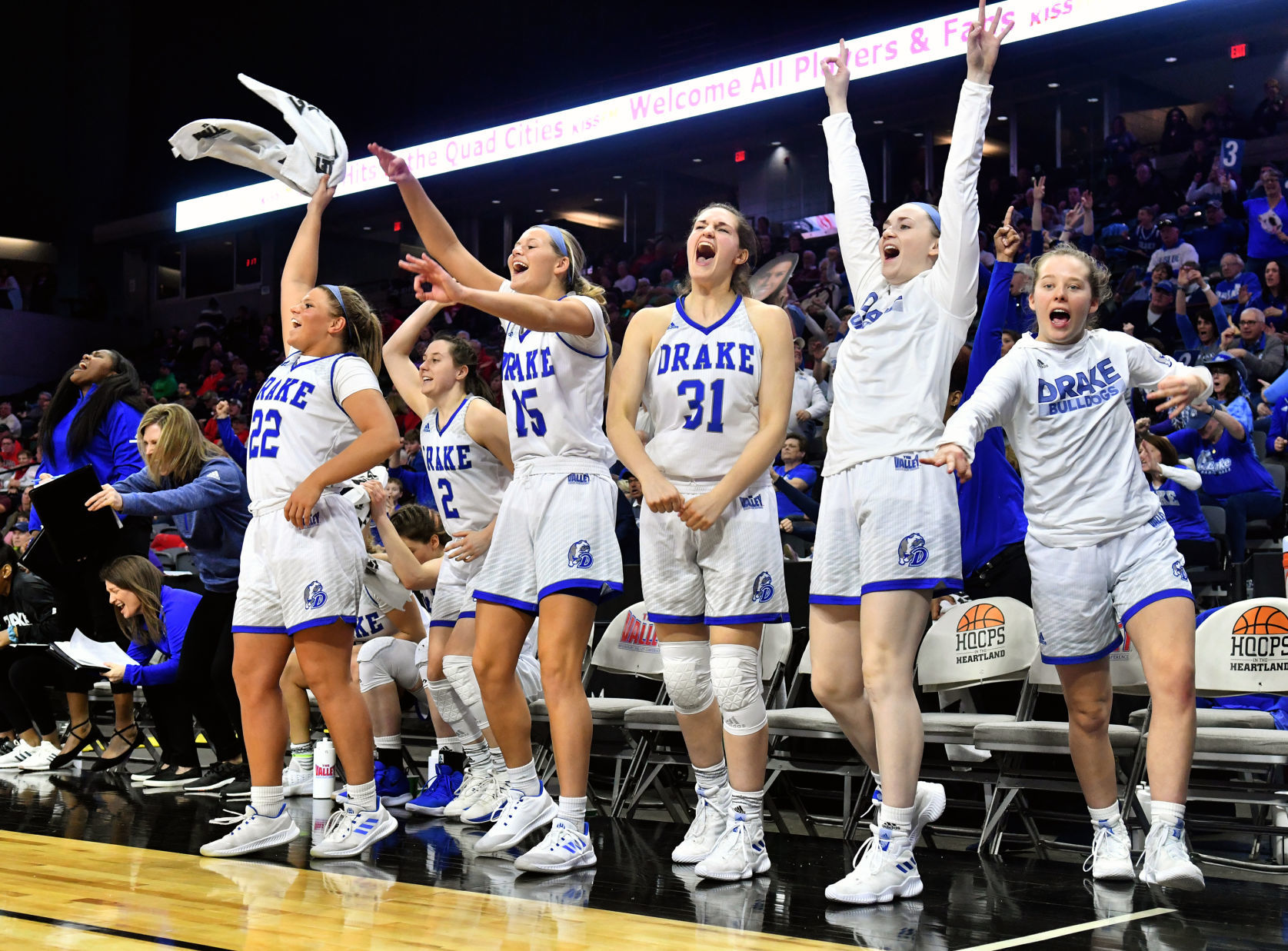 Drake vs Illinois State at the 2019 Missouri Valley Conference Women's Basketball Tournament